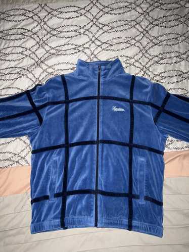 Supreme Supreme Grid Taping Velour Jacket