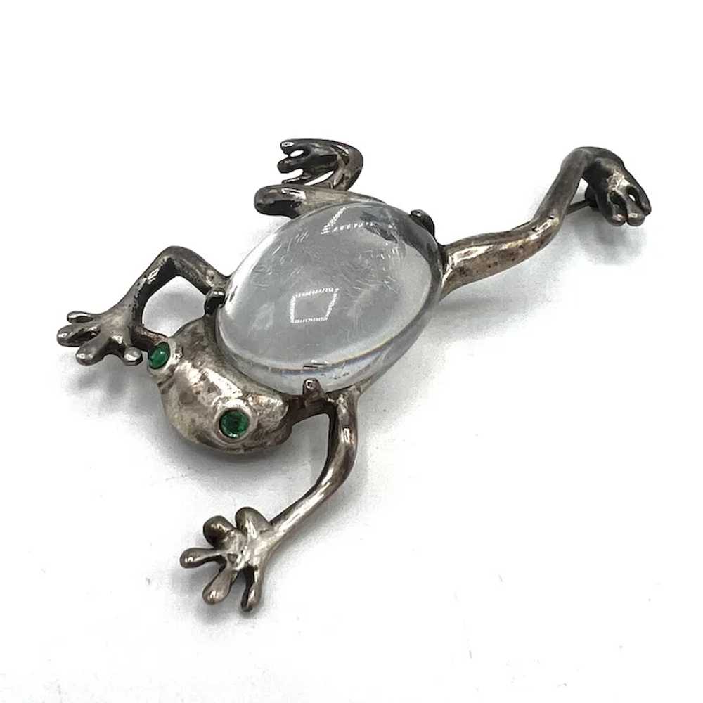 LOVELY Leaping Frog Jelly Belly Brooch - image 2