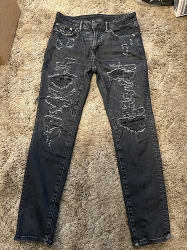 American Eagle Outfitters Black ripped pants