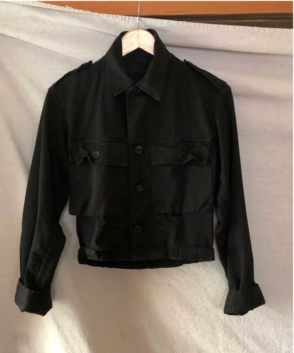 Brand Unknown Black cropped cotton jacket (no… - image 1