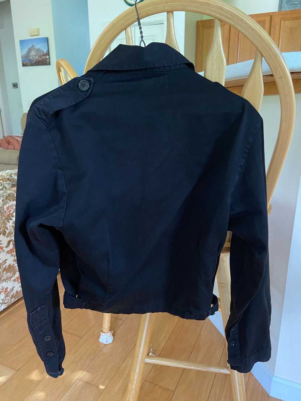 Brand Unknown Black cropped cotton jacket (no… - image 3