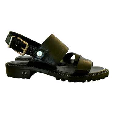 DIORACT SANDAL Black Lambskin ref.847790 - Joli Closet