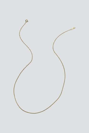 Thin Twist Chain - 14K Gold