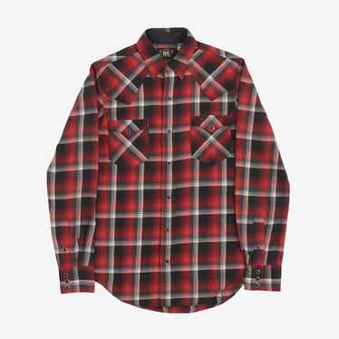 Lucky Brand Indigo Western Long Sleeve Shirt in Red for Men