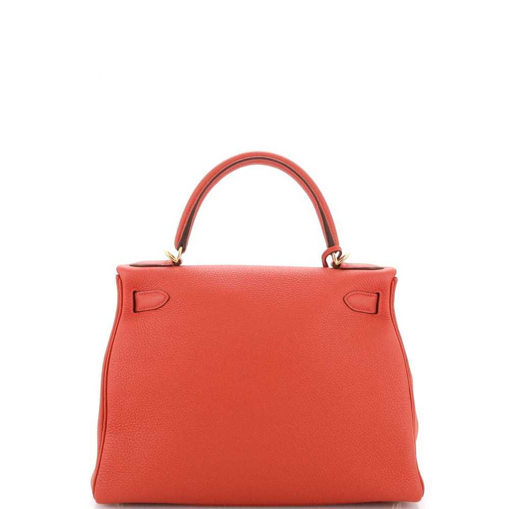 Hermès Kelly 28 leather handbag - image 7
