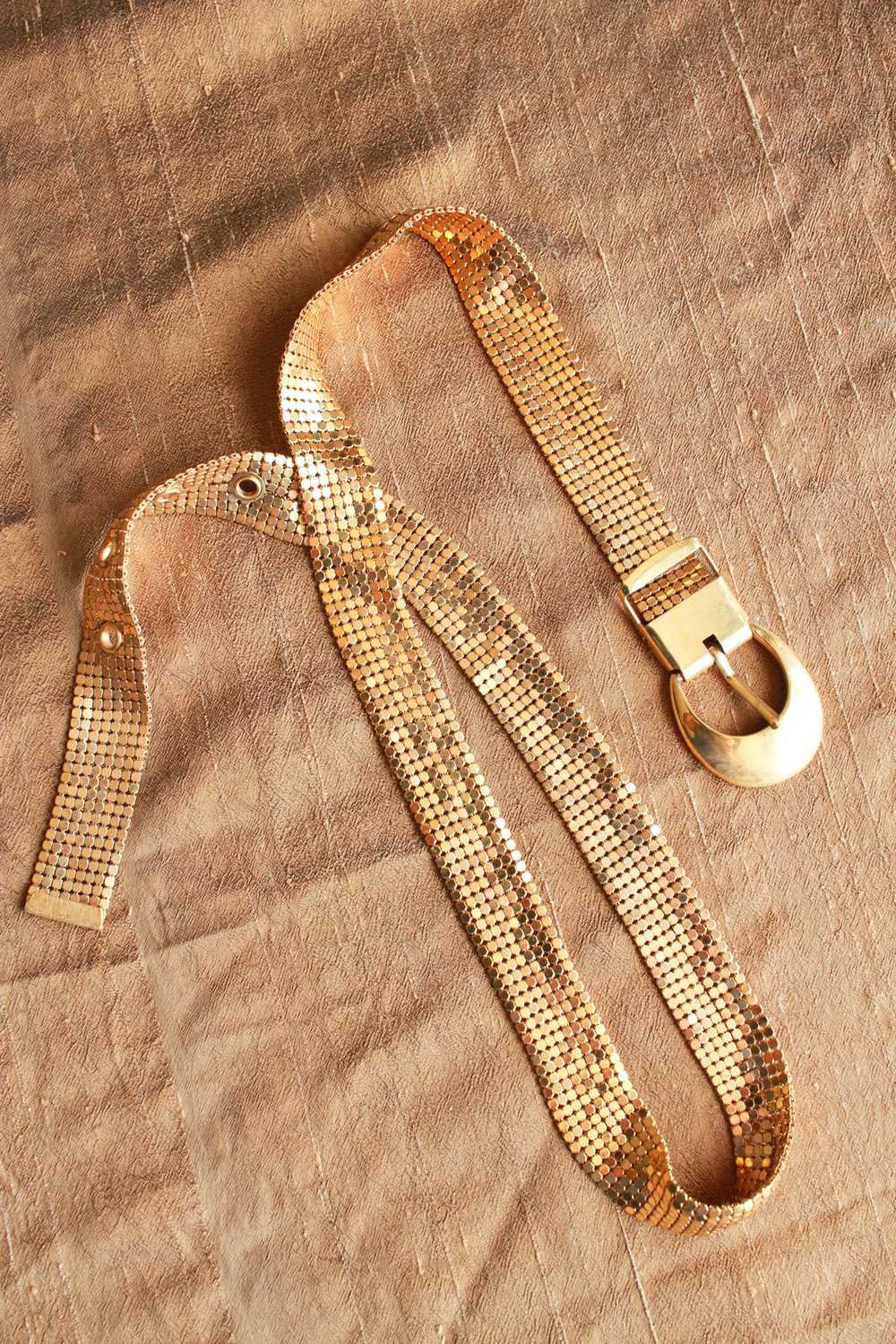 1980s Gold Chainlink Belt - image 4