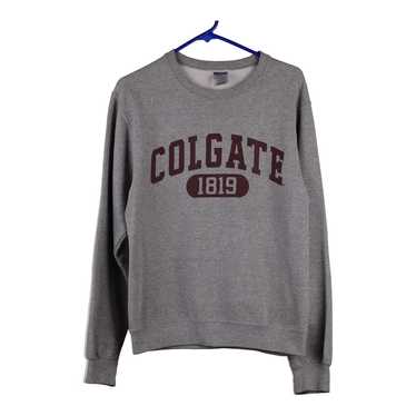 Colgate Gildan Sweatshirt - Small Grey Cotton Ble… - image 1