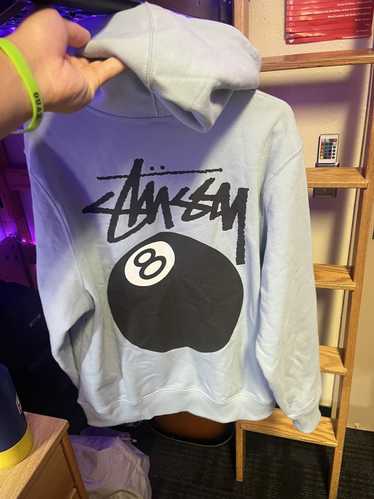 Stussy Stussy 8-Ball Hoodie, Small , Blue, Used - image 1