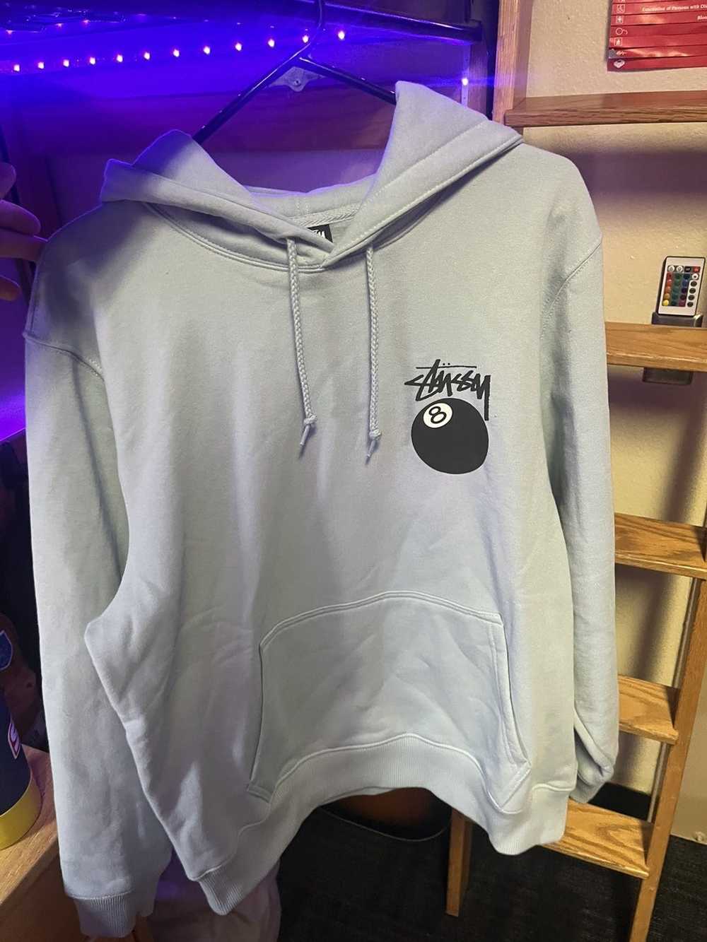 Stussy Stussy 8-Ball Hoodie, Small , Blue, Used - image 2