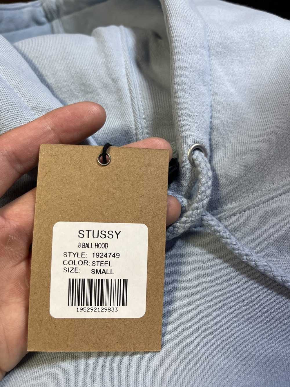 Stussy Stussy 8-Ball Hoodie, Small , Blue, Used - image 8