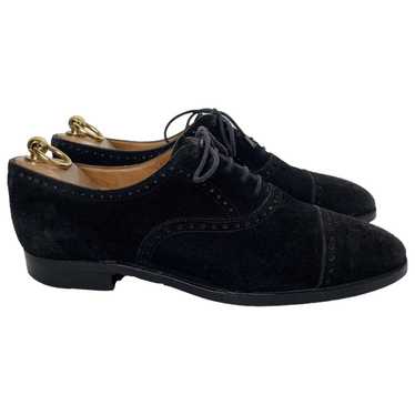 John Lobb Velvet lace ups - image 1