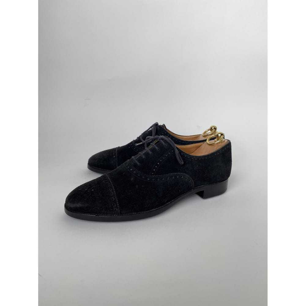 John Lobb Velvet lace ups - image 4