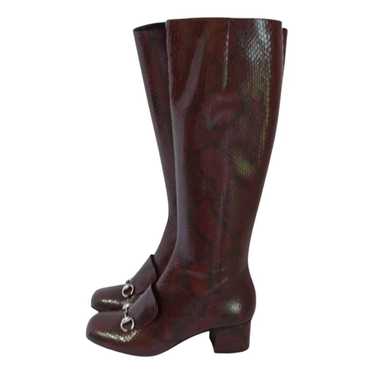 Gucci Python boots - image 1