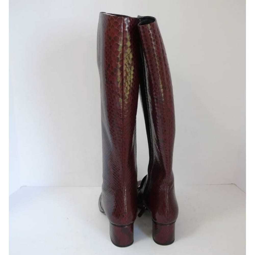 Gucci Python boots - image 6