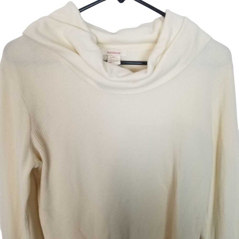 Other Sundance Womens M Ivory Long Sleeve Cowl Ne… - image 2