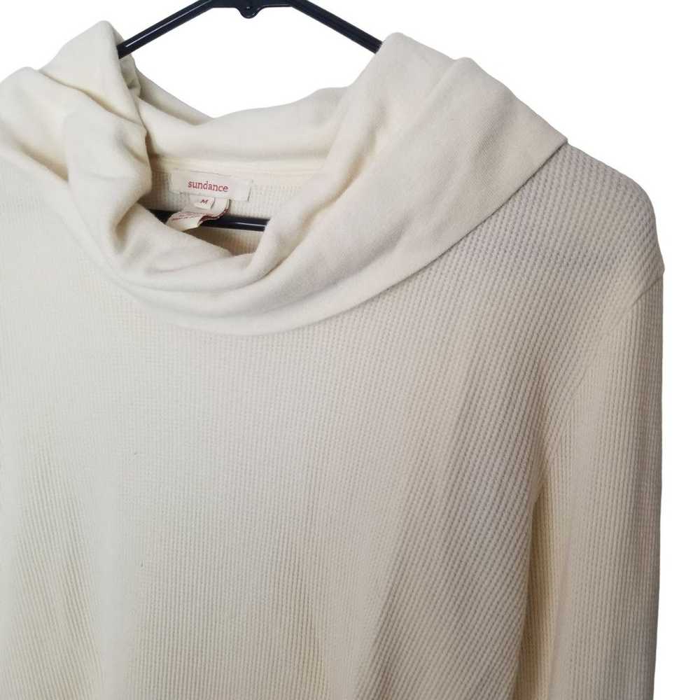 Other Sundance Womens M Ivory Long Sleeve Cowl Ne… - image 6