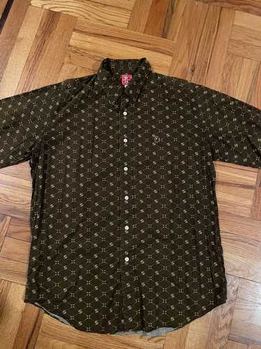 Bape Monogram Short Sleeve Button Up Shirt - image 1