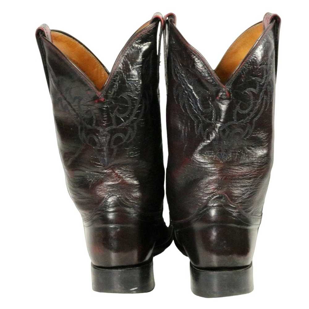 Nocona Nocona Cowboy Boots Mens 8 D Deep Oxblood … - image 2