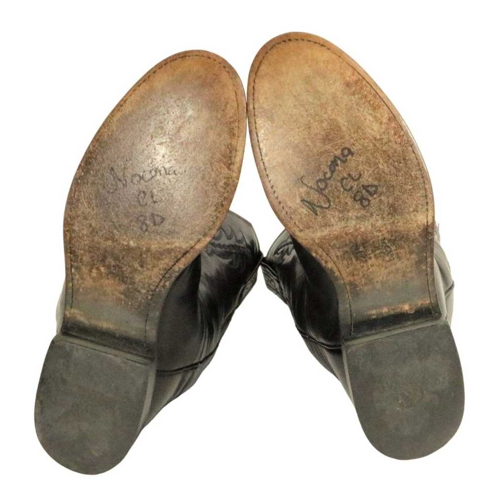 Nocona Nocona Cowboy Boots Mens 8 D Deep Oxblood … - image 7