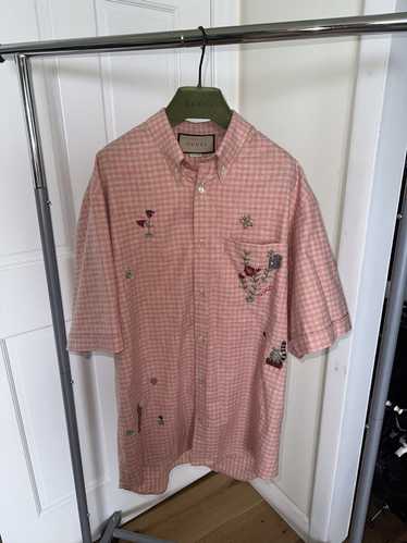 Gucci Gucci Embroidered Button Up - image 1