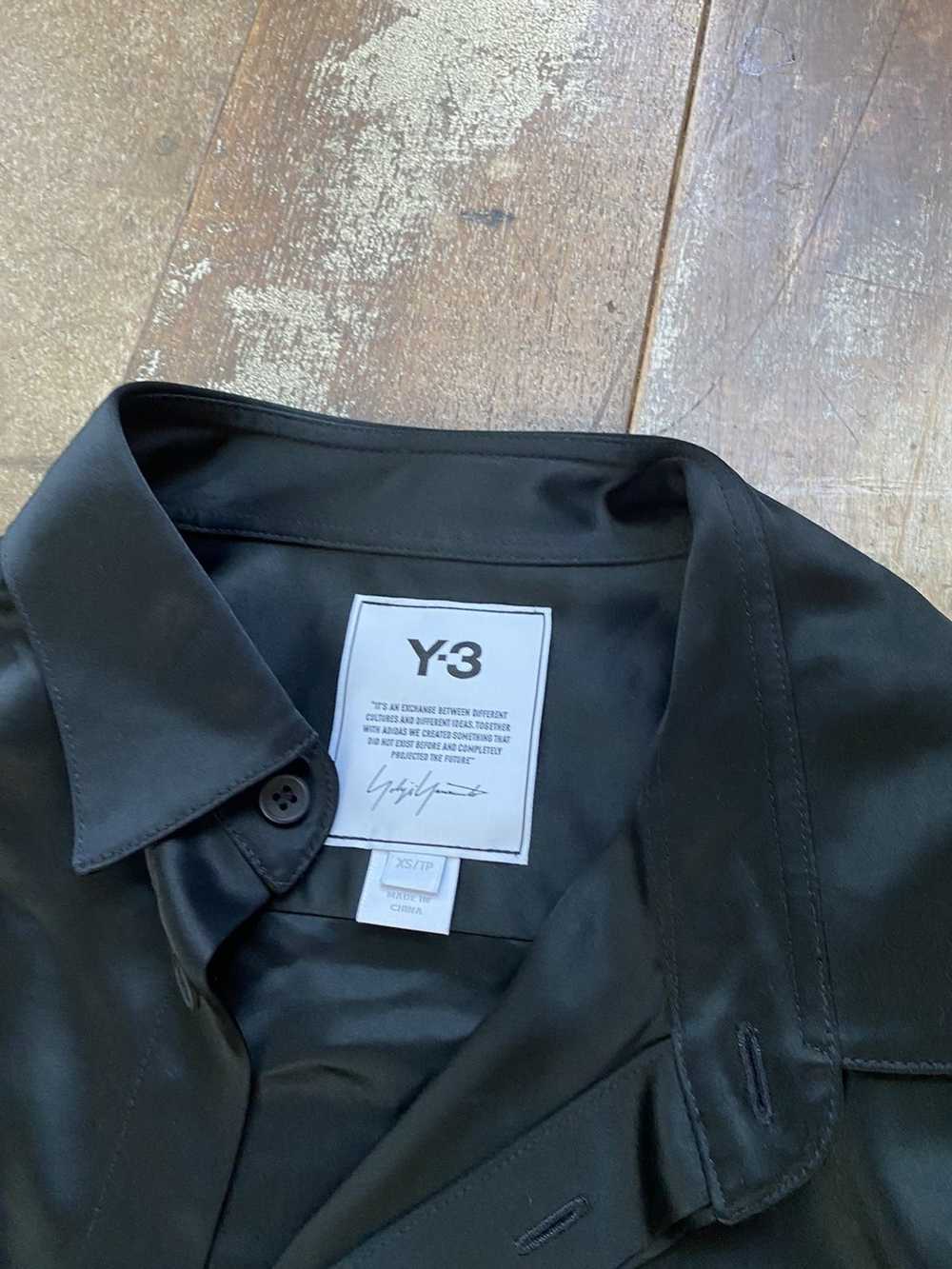 Yohji Yamamoto Yohji Yamamoto Y-3 black silk dres… - image 3