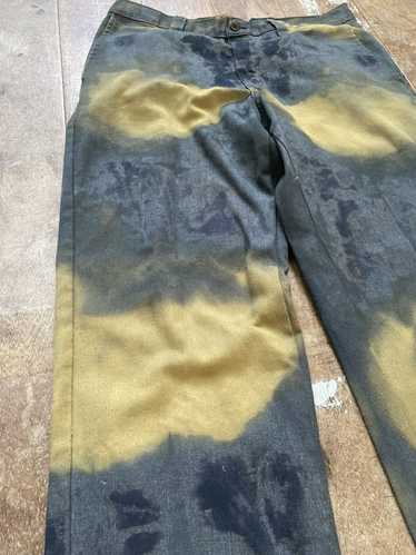 Streetwear Tie die green trousers