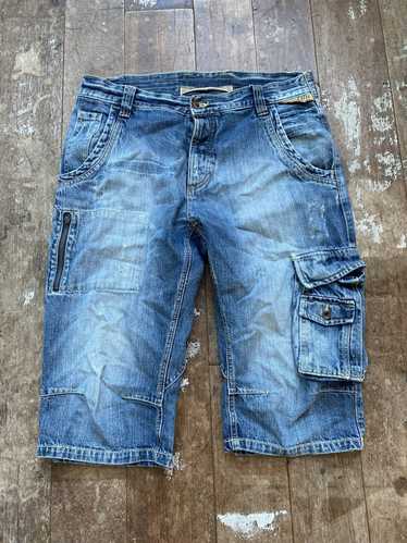 Japanese Brand × Jnco × Streetwear Denim shorts