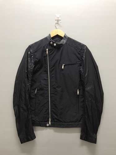 FM222-015-1, College Fake Leather Jacket green/white/black, DEFSHOP