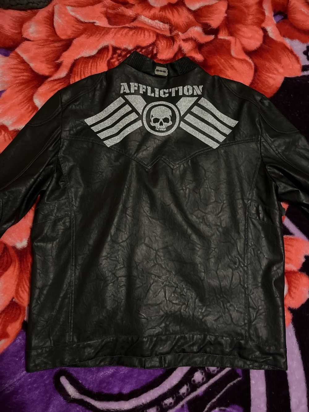 Affliction × Leather Jacket × Streetwear Afflicti… - image 1