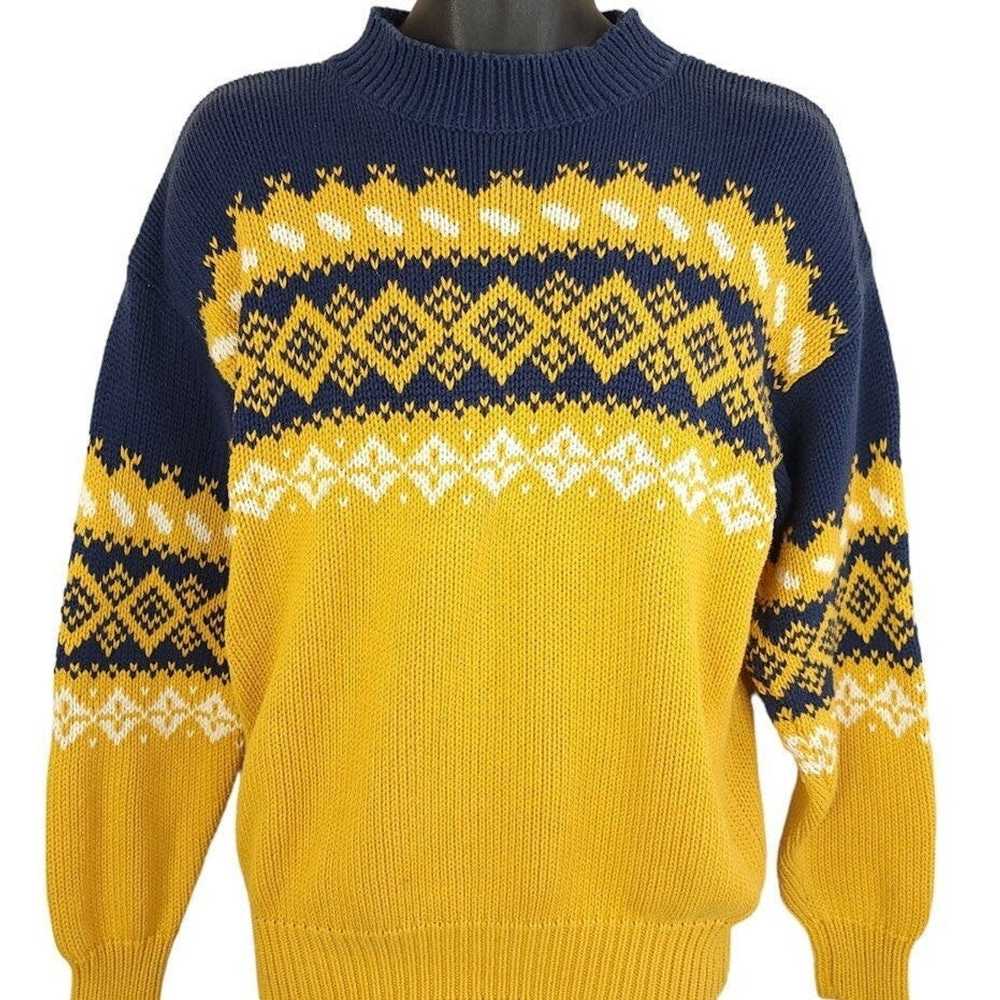 Vintage Gap Sweater Vintage 90s Fair Isle Winter … - image 1