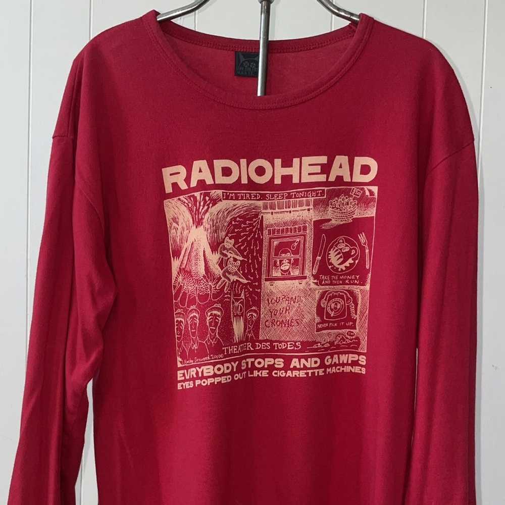 Band Tees × Vintage Vintage Radiohead Kid A RARE … - image 3