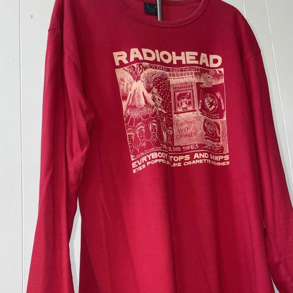 Band Tees × Vintage Vintage Radiohead Kid A RARE … - image 4