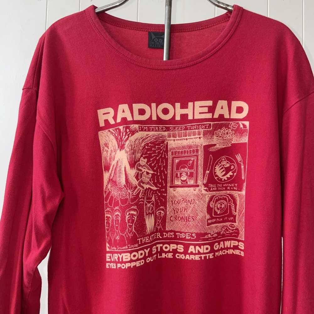 Band Tees × Vintage Vintage Radiohead Kid A RARE … - image 5
