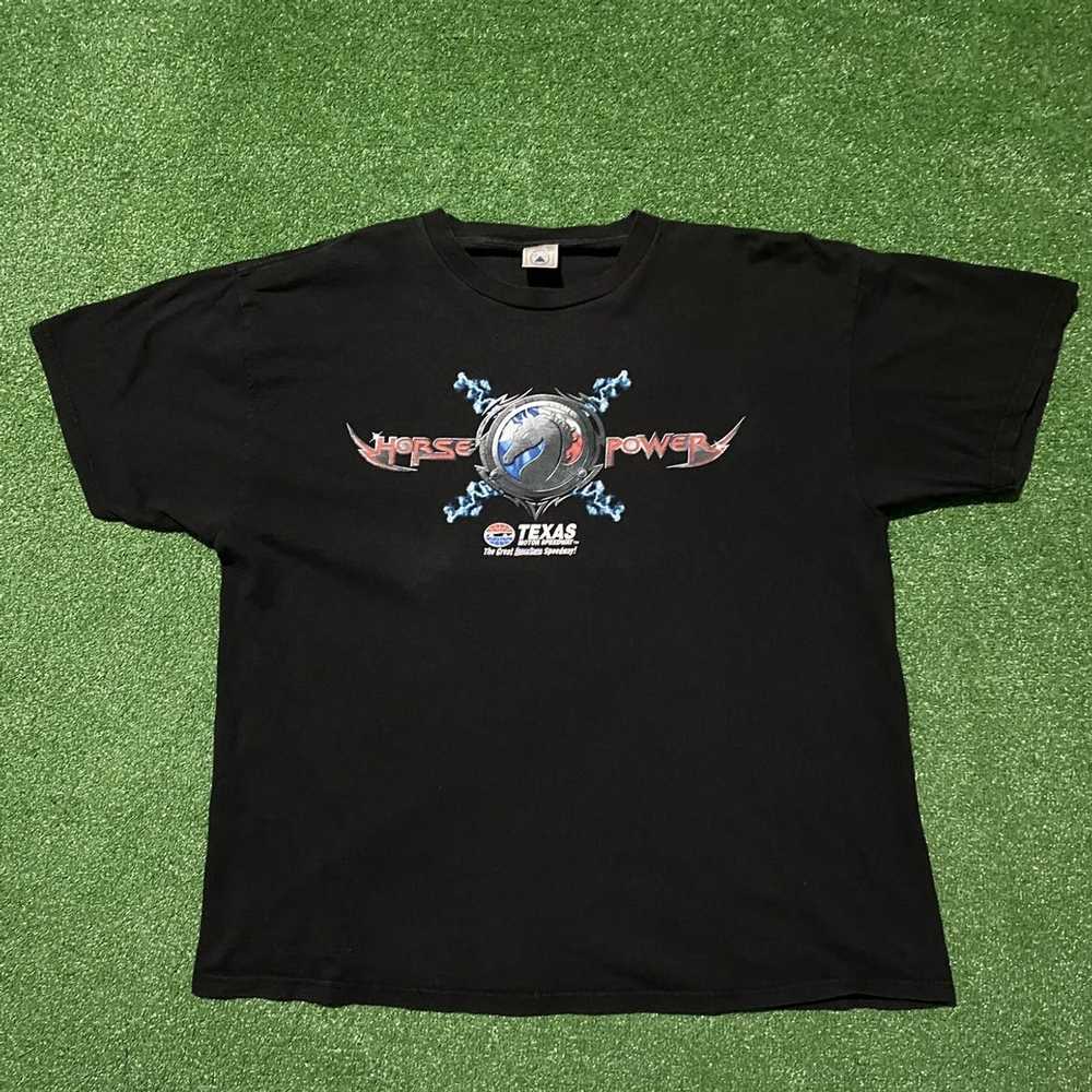 Vintage Texas motor speedway horsepower tee - image 1