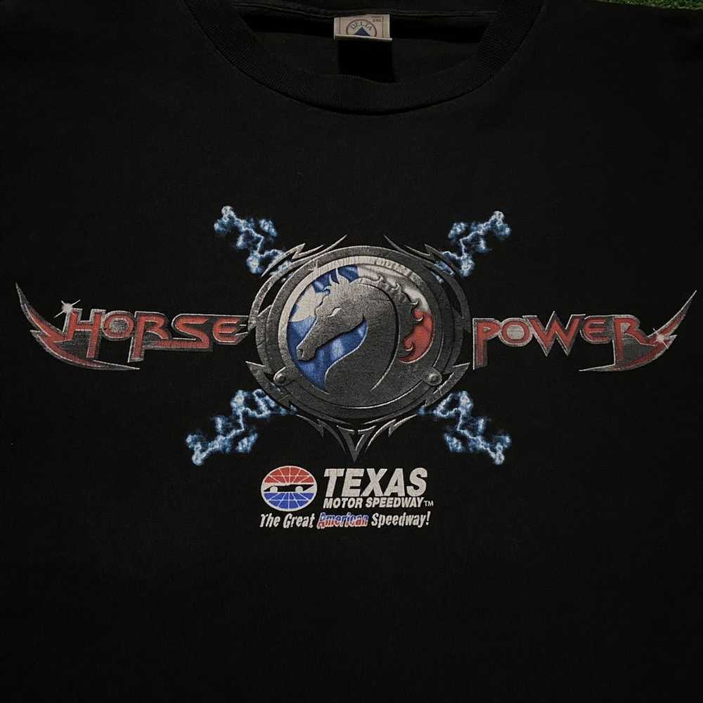 Vintage Texas motor speedway horsepower tee - image 2