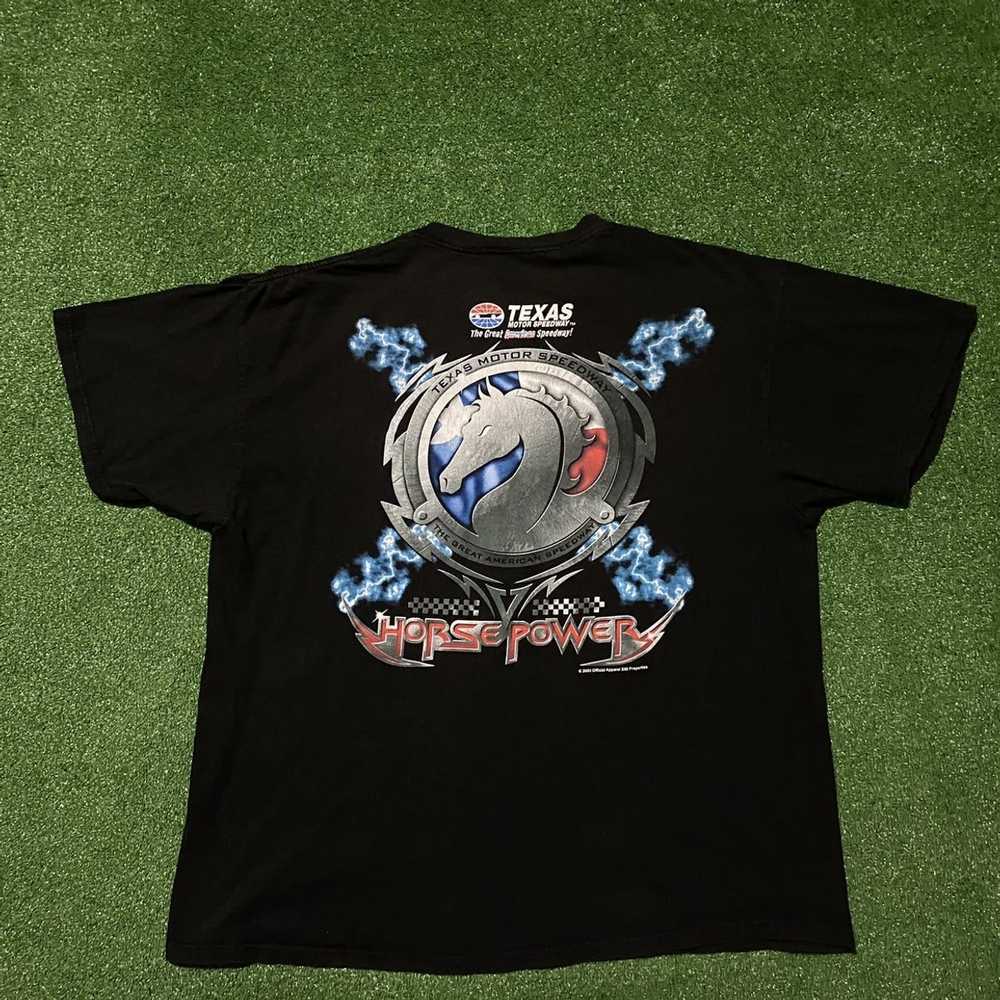 Vintage Texas motor speedway horsepower tee - image 3