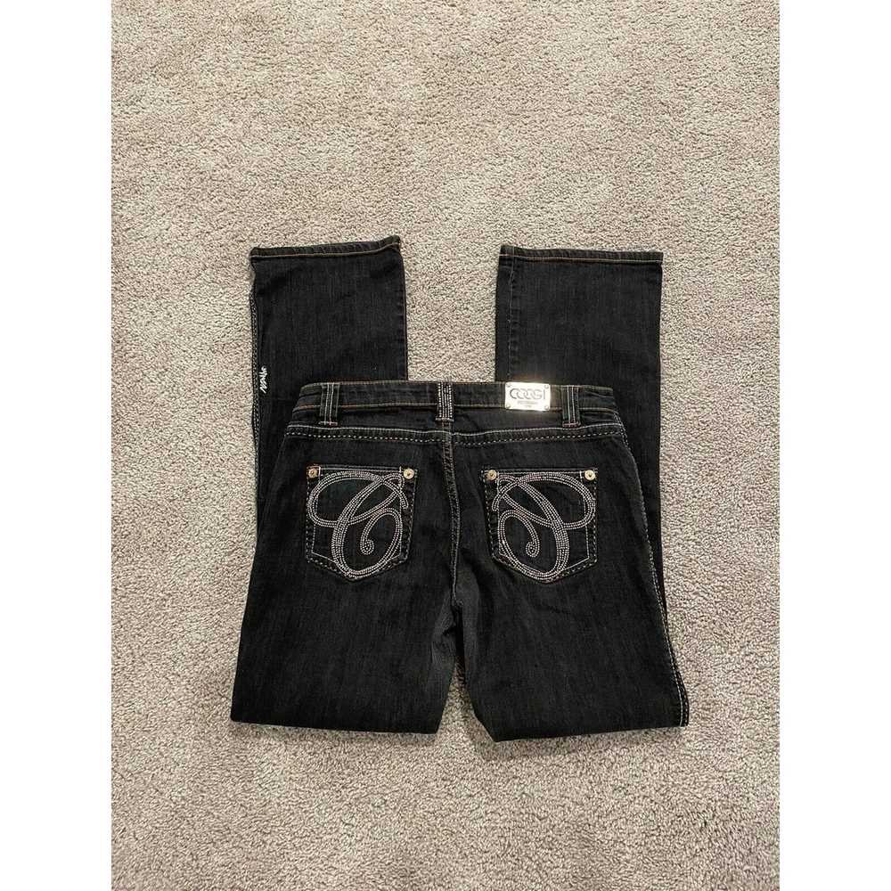 Coogi Vtg Coogi Rhinestone Sequins Black Jeans Si… - image 1