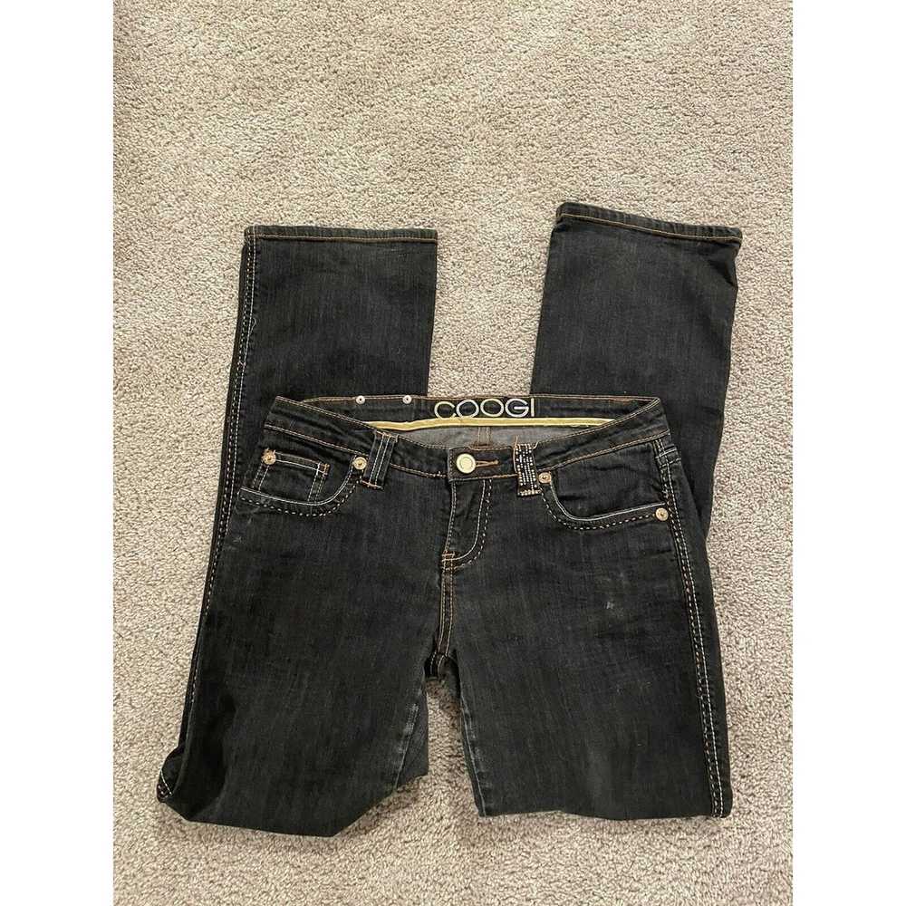 Coogi Vtg Coogi Rhinestone Sequins Black Jeans Si… - image 4