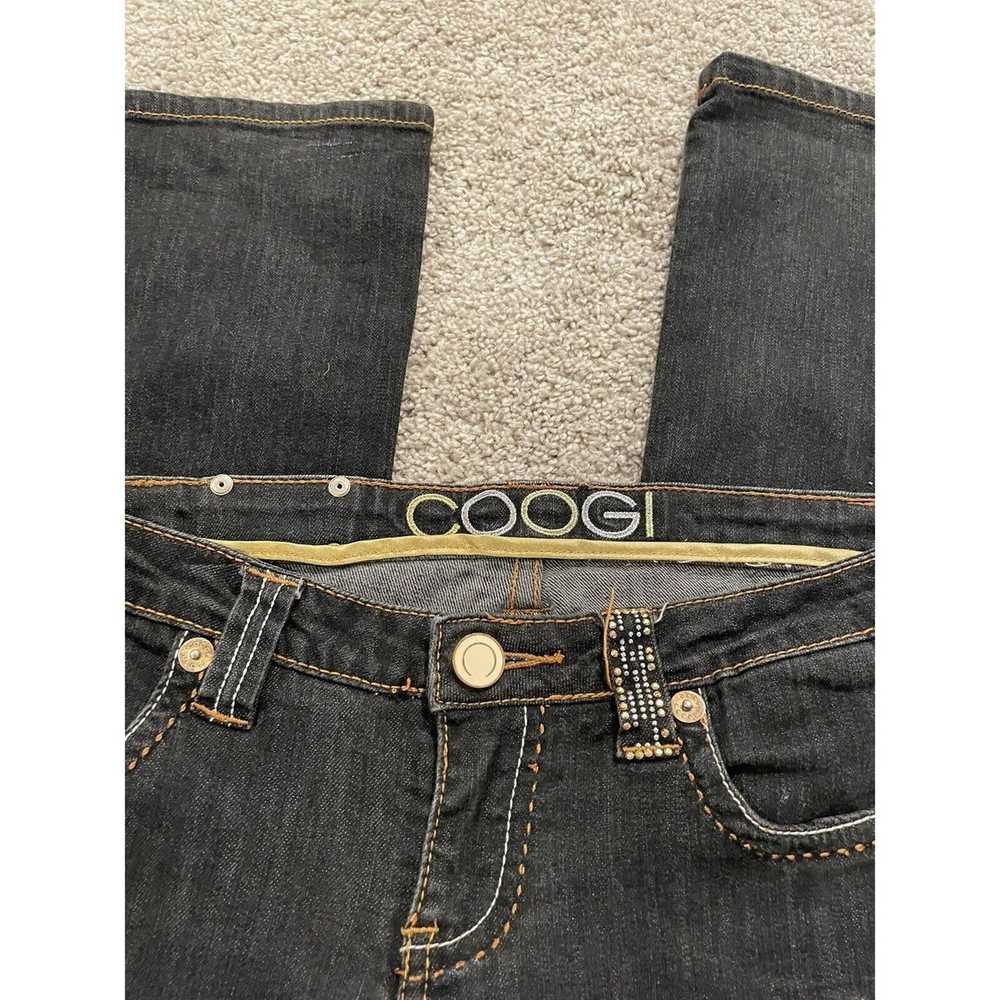 Coogi Vtg Coogi Rhinestone Sequins Black Jeans Si… - image 5