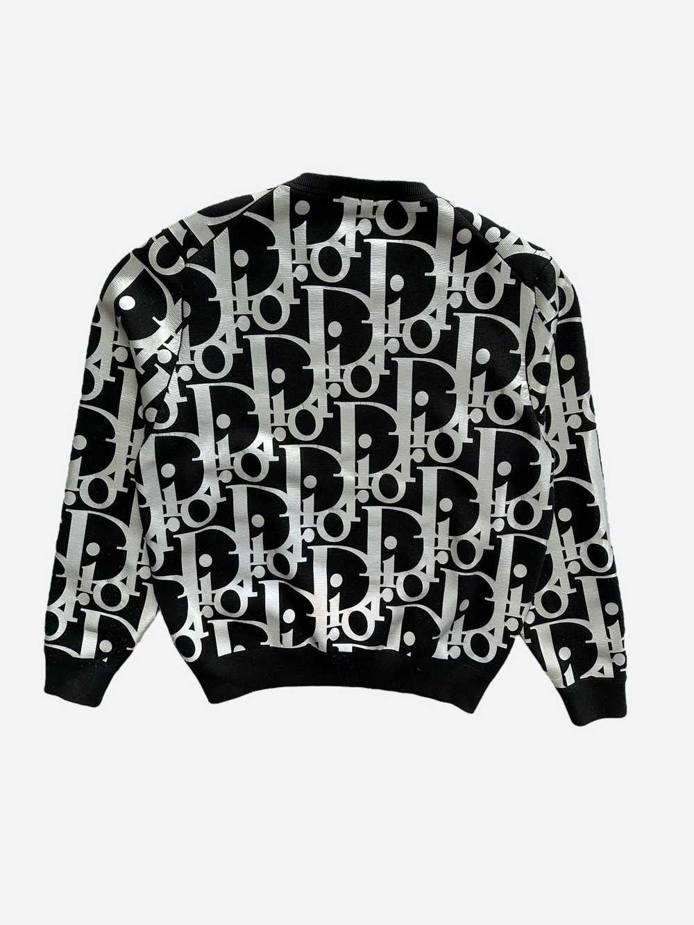 Dior Dior Oblique Black Reflective Wool Sweater - image 2