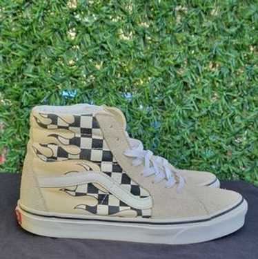 VANS Sk8-Hi チェッカーフレイム NEW Vans SK8 Hi Top Shoes (Checker Flame) - Men's 10 | eBay