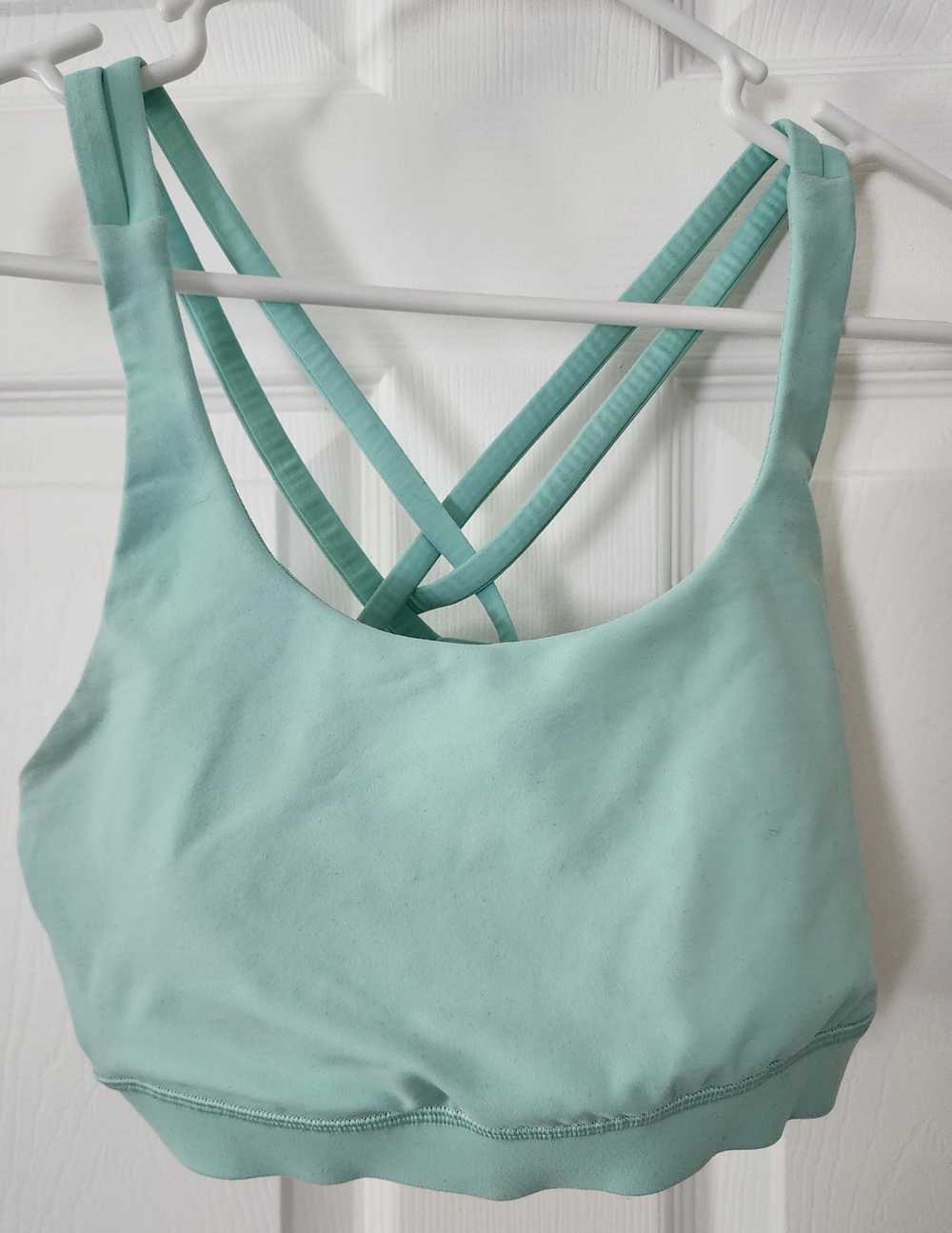 Lululemon Lululemon Energy Bra Teal Green Luxtrem… - image 1