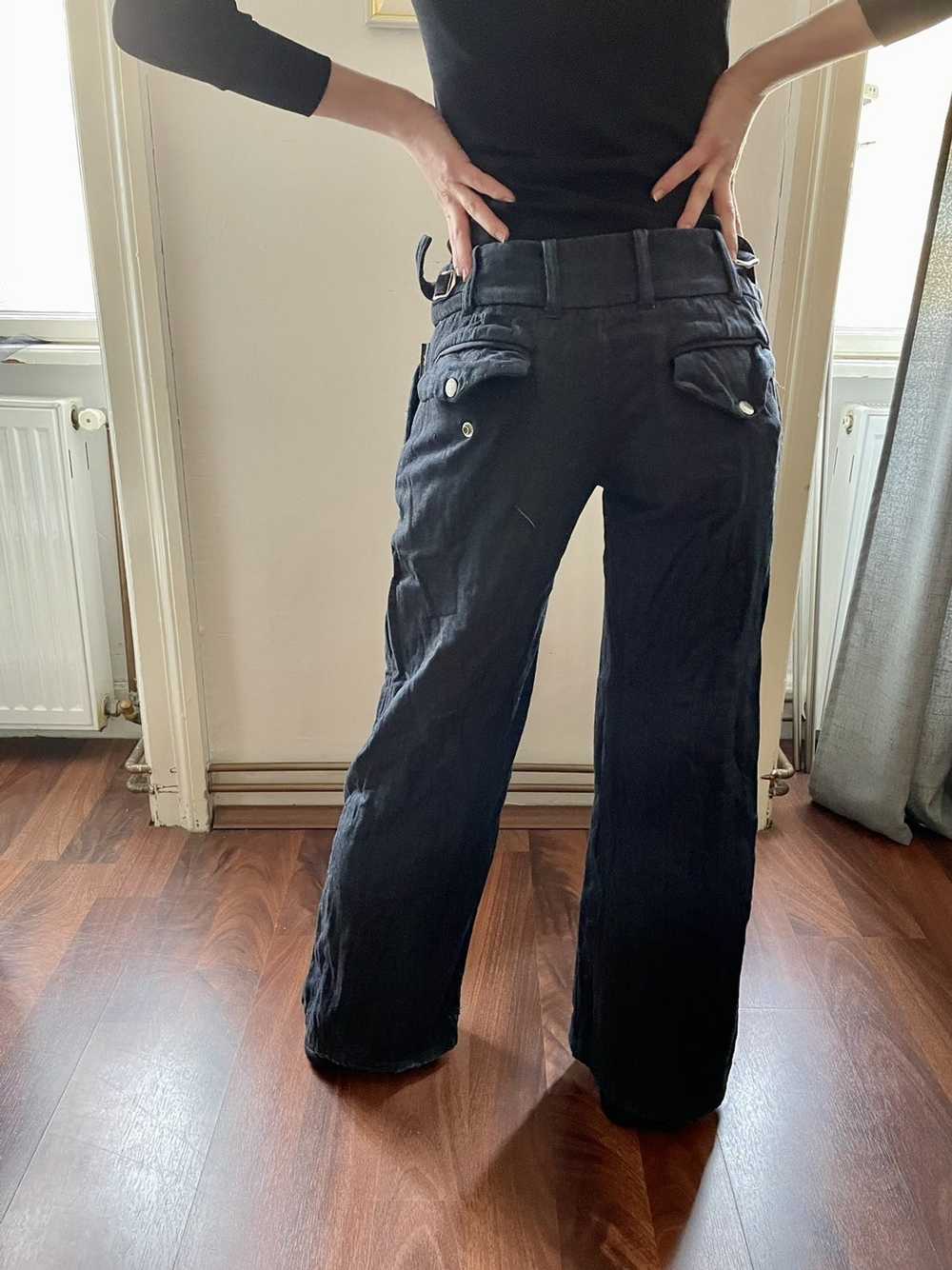 Michiko Koshino Wide Jean Pants - image 3