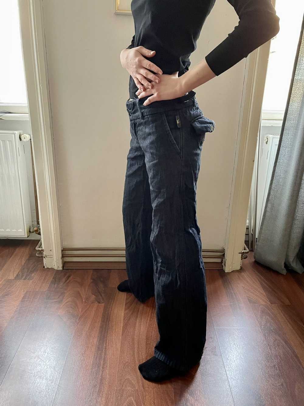 Michiko Koshino Wide Jean Pants - image 5