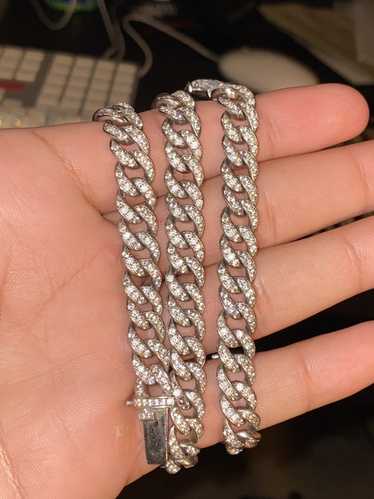 Cuban Link Chain × Jewelry × Streetwear Diamond cu