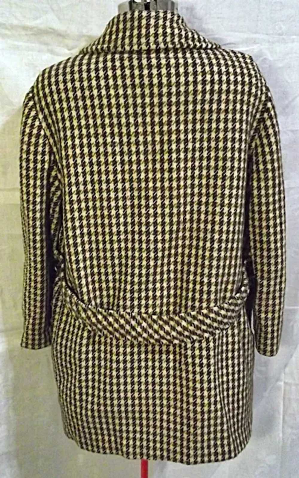 1960s Wyn Brooke Casuals Womens Tweed Wool Car Co… - image 7