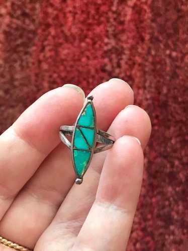 Unknown Brand Sterling Silver Turquoise Ring