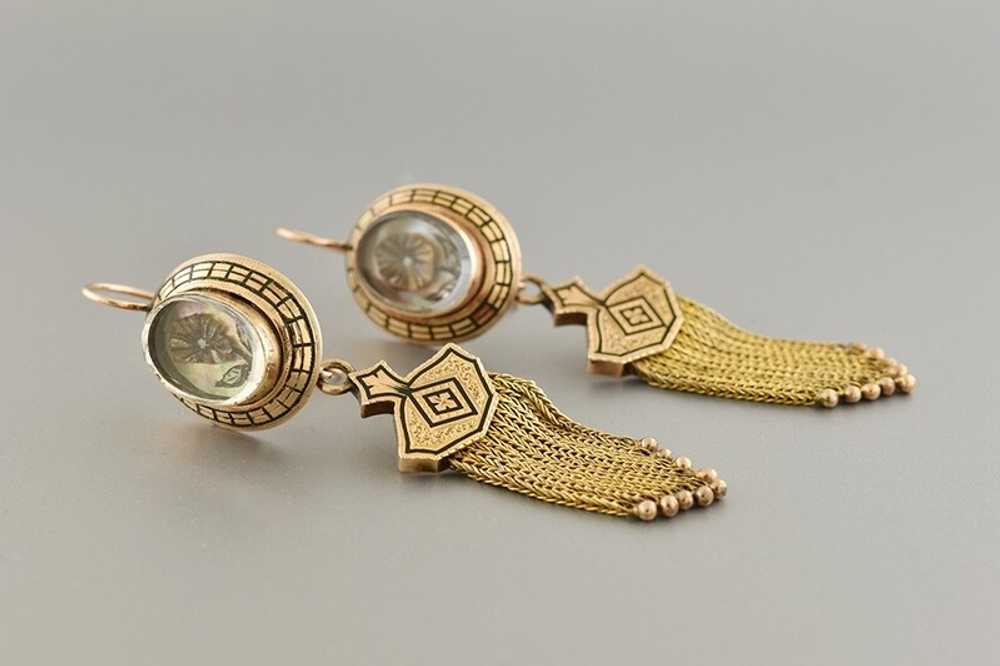 Victorian Tassel Earrings - image 5