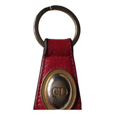Leather key ring Dior Black in Leather - 25755346
