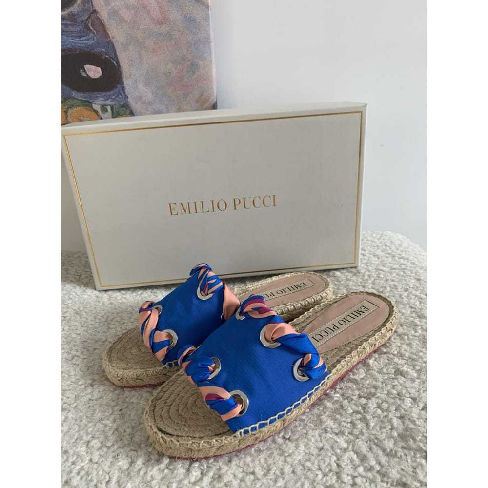 Emilio Pucci Cloth flip flops - image 6